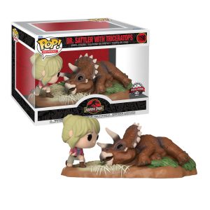 FUNKO POP! DR. SATTLER CON TRICERATOPS #1198